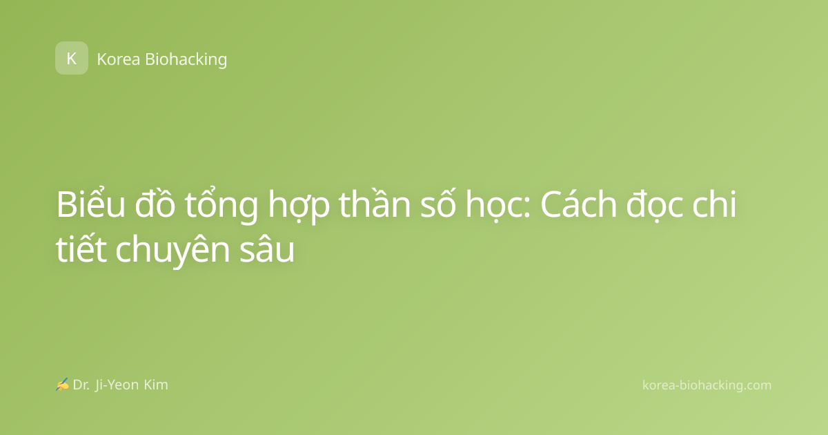 Biểu đồ tổng hợp thần số học: Cách đọc chi tiết chuyên sâu