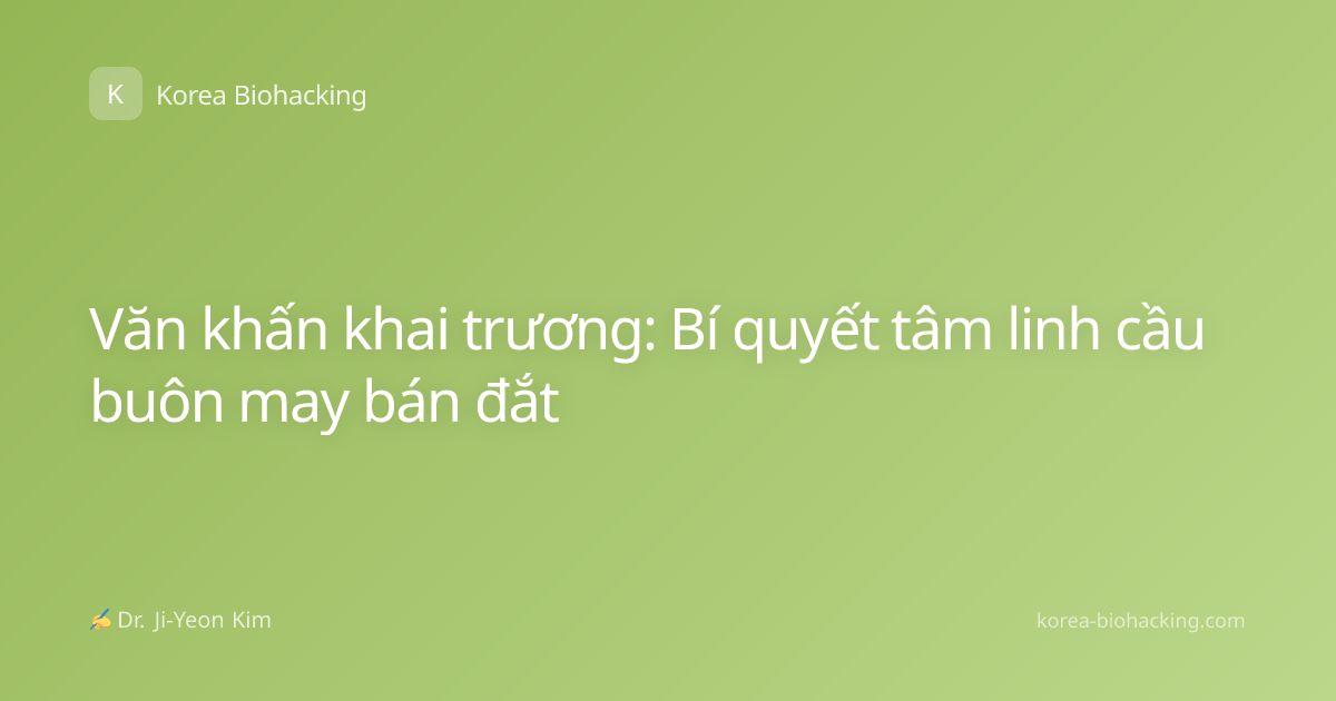 Văn khấn khai trương: Bí quyết tâm linh cầu buôn may bán đắt